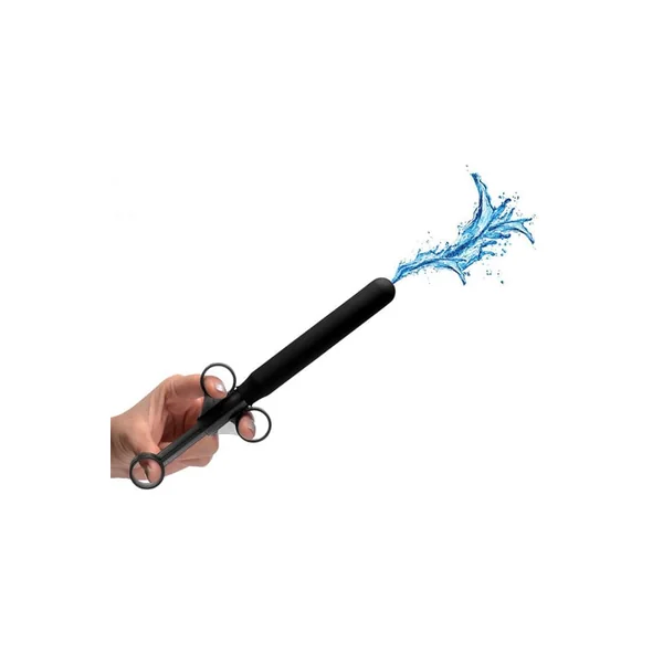 XR Brands - Clean Stream - Smooth Silicone Lubricant Launcher - Black