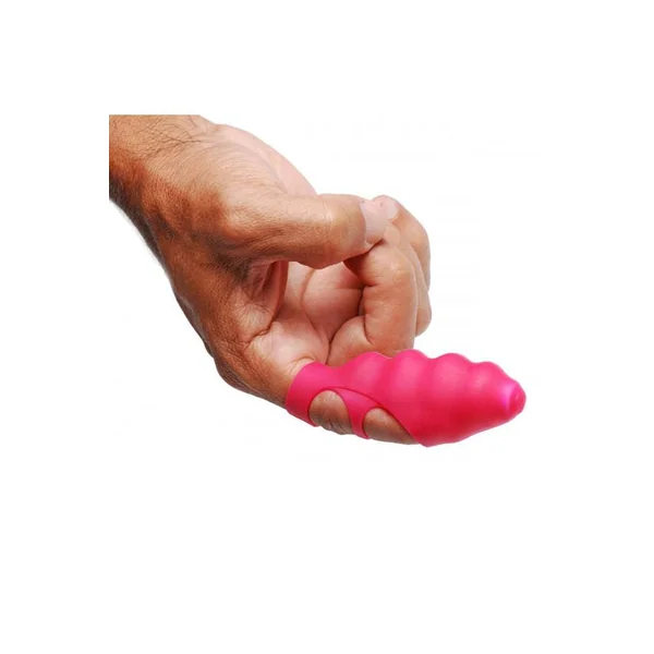 XR Brands - Frisky - Bang Her - Ripples Finger Vibe - Pink