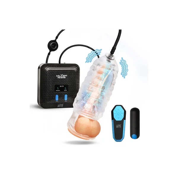 XR Brands - Love Botz - The Milker Vibrating & Sucking Stamina Device