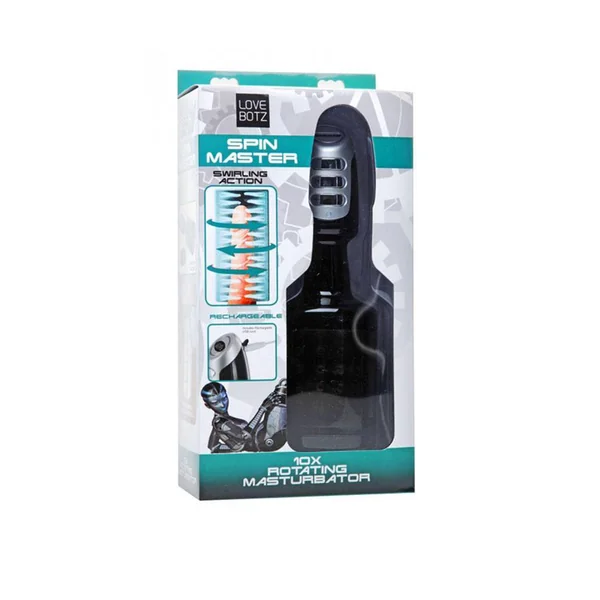XR Brands - Lovebotz - Spin Master - 10x Spinning Masturbator