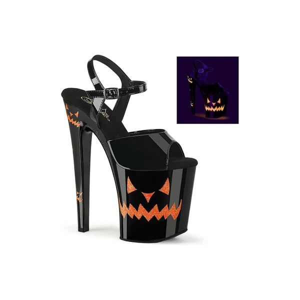 XTREME-809JOL Black Patent Sandal