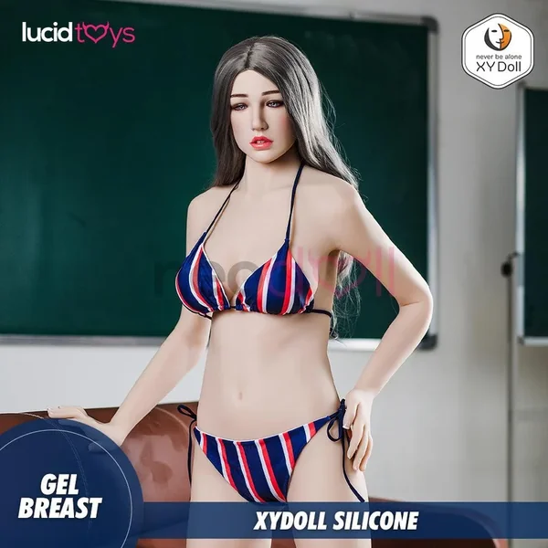XYDoll – Stacy – Silicone TPE Hybrid Sex Doll – Gel Breast – 170cm- Natural
