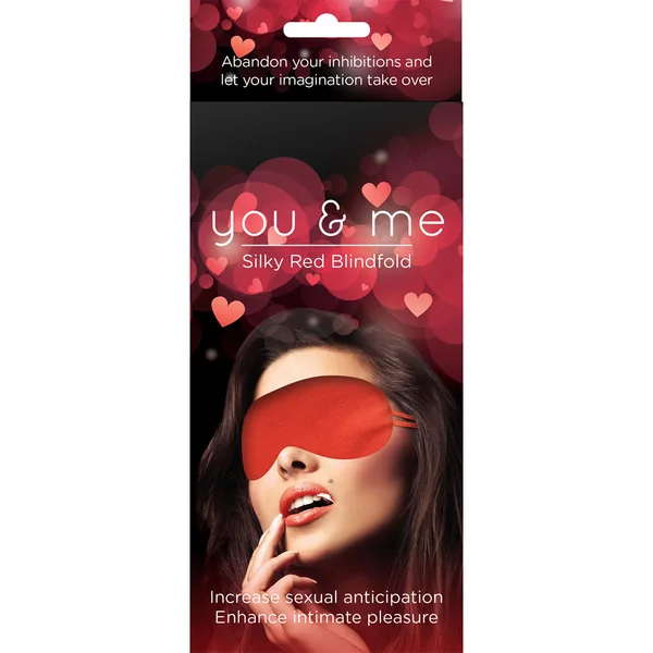 You And Me Silky Blindfold Red