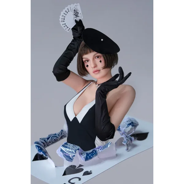 ZELEX Poker Face Silicone Sex Doll 170cm Sofia GE122-1