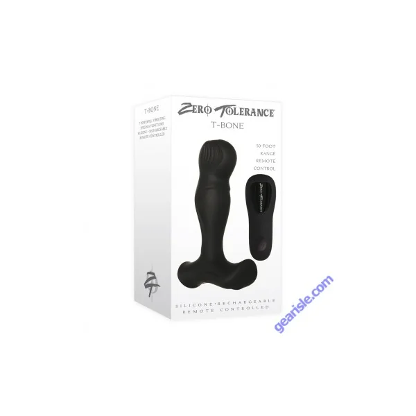 Zero Tolerance T Bone Remote Control Prostate Vibrator Rechargeable